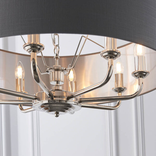 Endon 94415 Highclere 8 Light Ceiling Pendant - Image 4