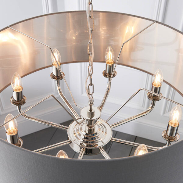Endon 94415 Highclere 8 Light Ceiling Pendant - Image 2