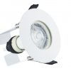 Evofire Fire Rated Downlight Round White with GU10 Holder - Pack of 3