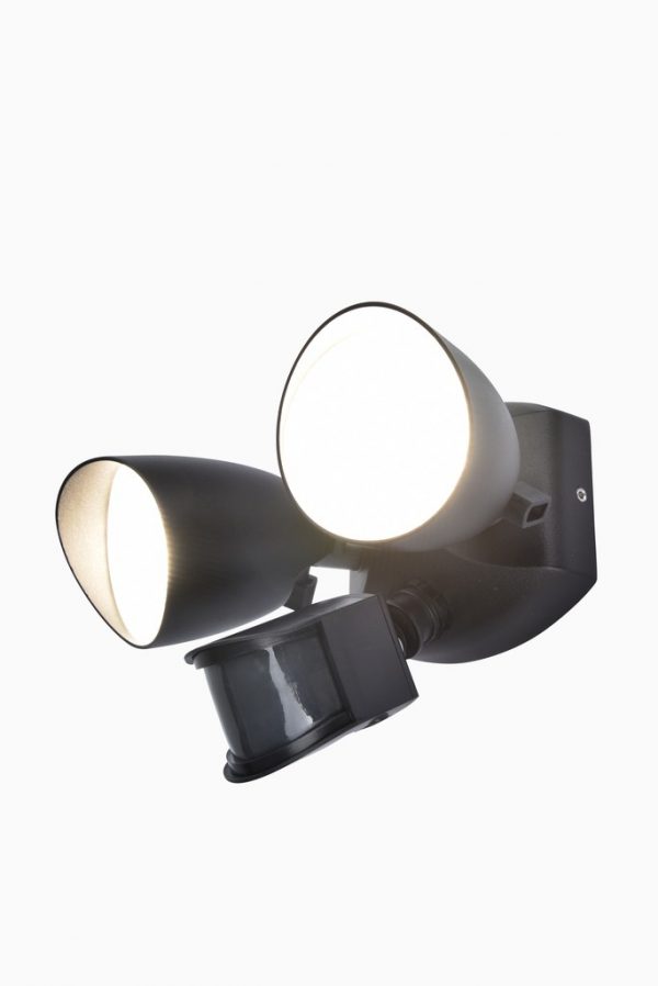 Lutec Shrimp Twin Spotlight With PIR
