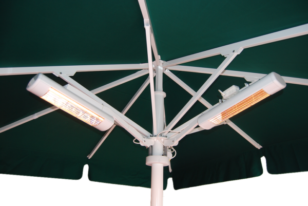 1500w Infra Red Patio Heater - White - Image 2