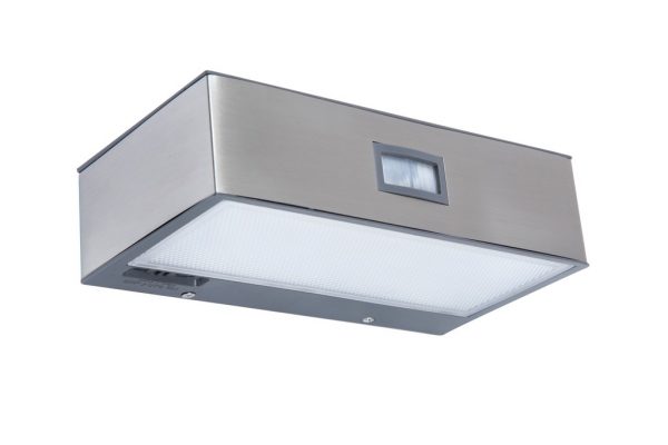 Lutec Brick Solar Wall Light With Motion Sensor
