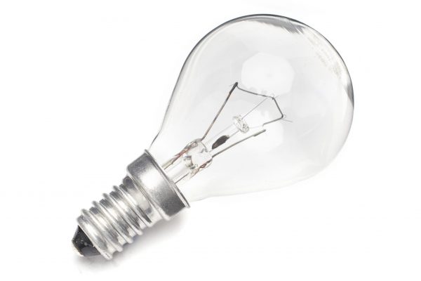 60w SES clear golf ball