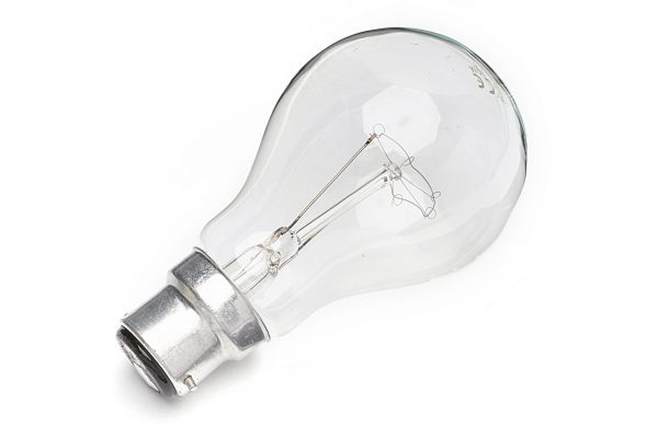 60w BC Clear GLS (standard light bulb)