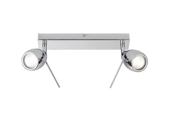 Endon Travis Twin 28W Spot - Chrome Plate