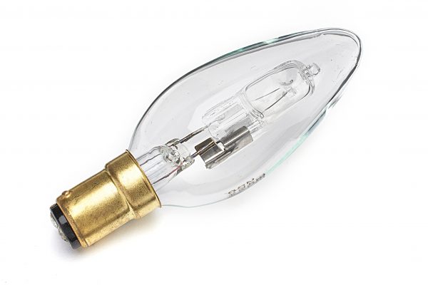 18w Halogen Candle Bulb SBC Small Bayonet