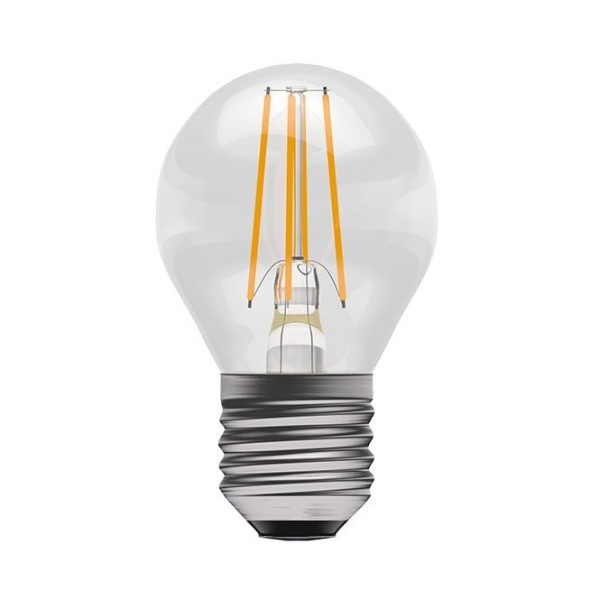 Bell 4w ES Clear Dimmable LED filament Golf Ball - Cool White